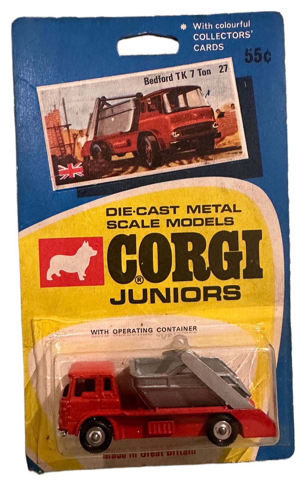 Lot 136: Corgi Juniors Bedford TK 7 Ton Lorry with Operating Container Model 27