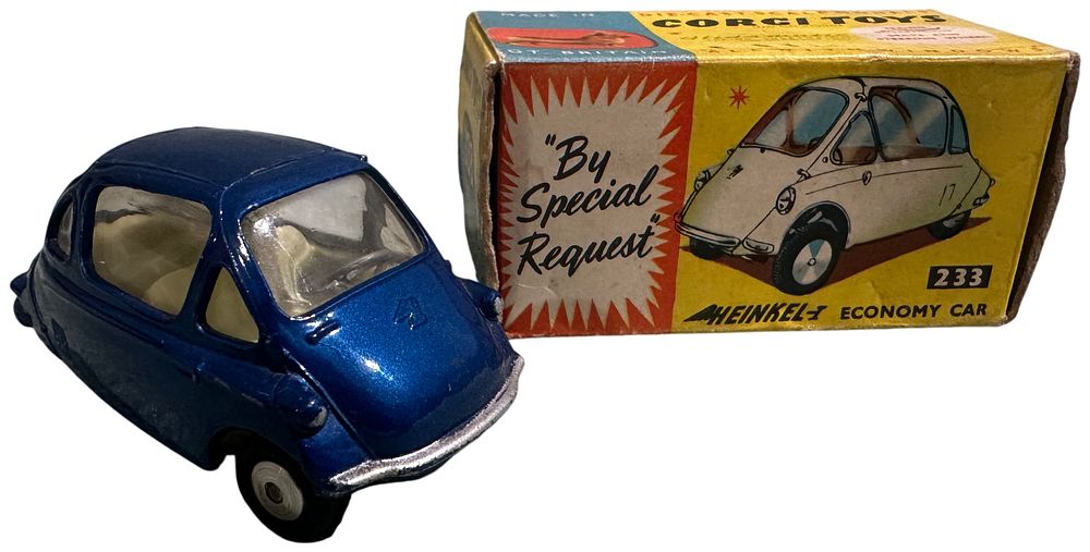 Lot 137: Corgi Toys 233 Heinkel Economy Car with Original Box