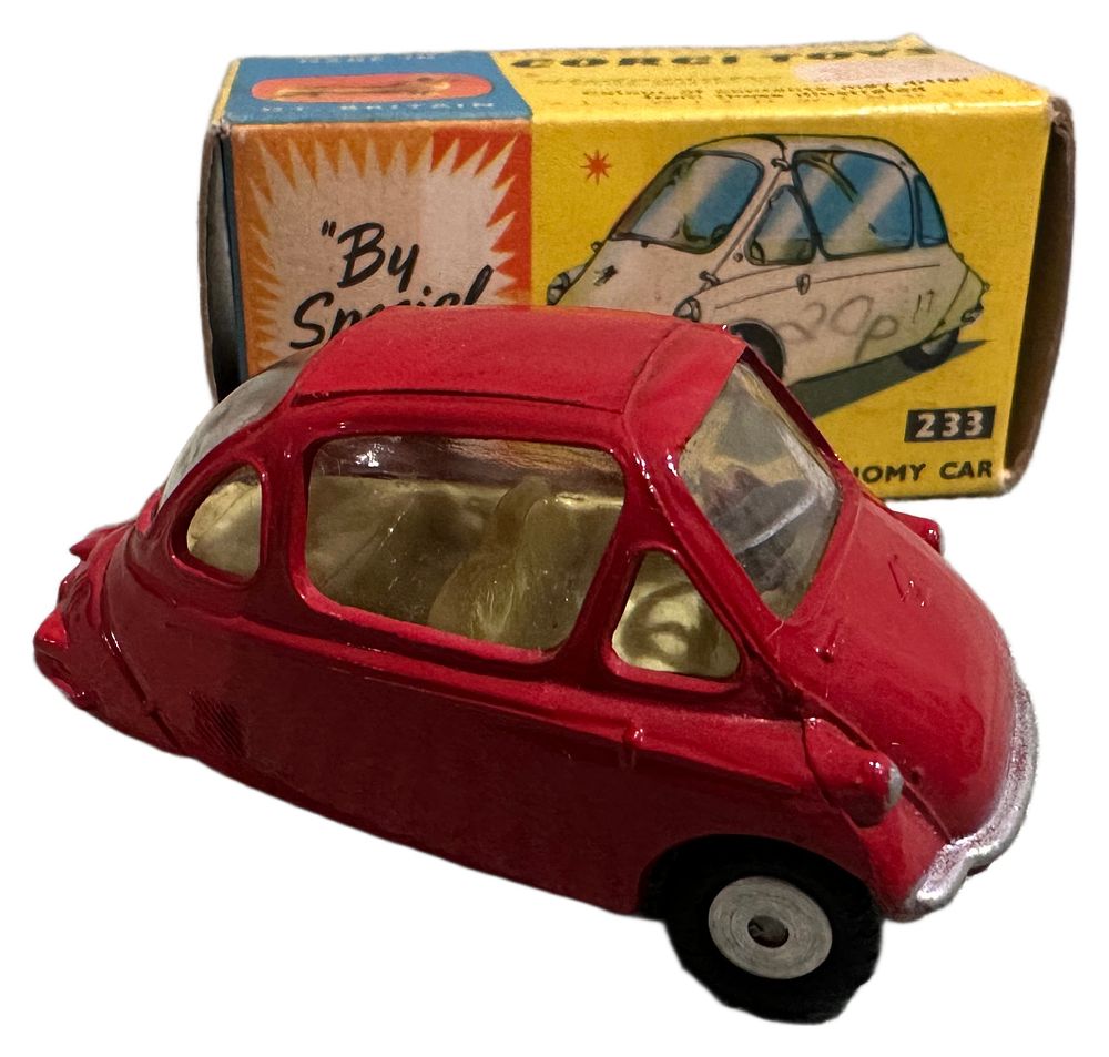 Lot 138: Corgi Toys No. 233 Heinkel Economy Car with Original Box