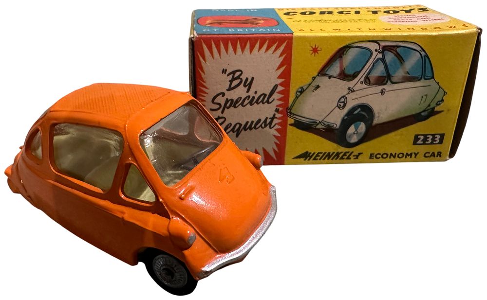 Lot 139: Corgi Toys 233 Heinkel Economy Car with Original Box