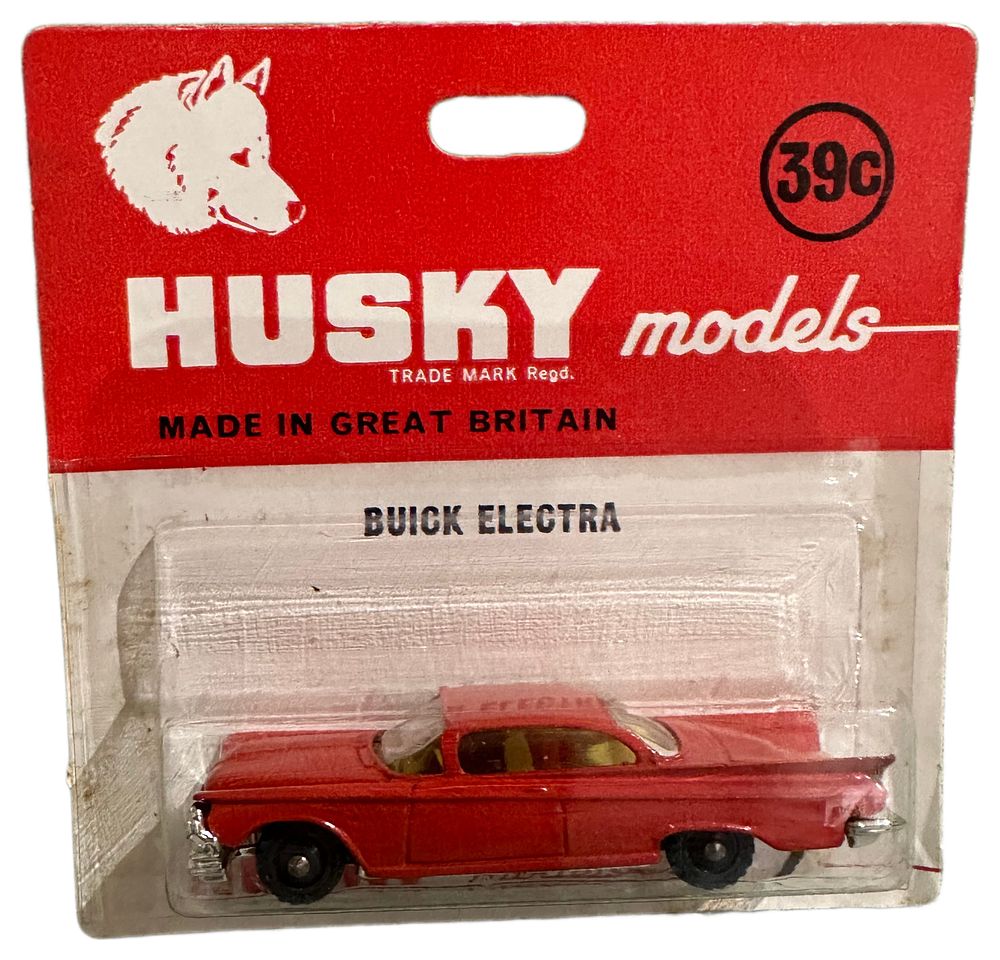 Lot 150: A Vintage Husky Models No. 7 Buick Electra Die-cast Model Car in Original Blister Pack