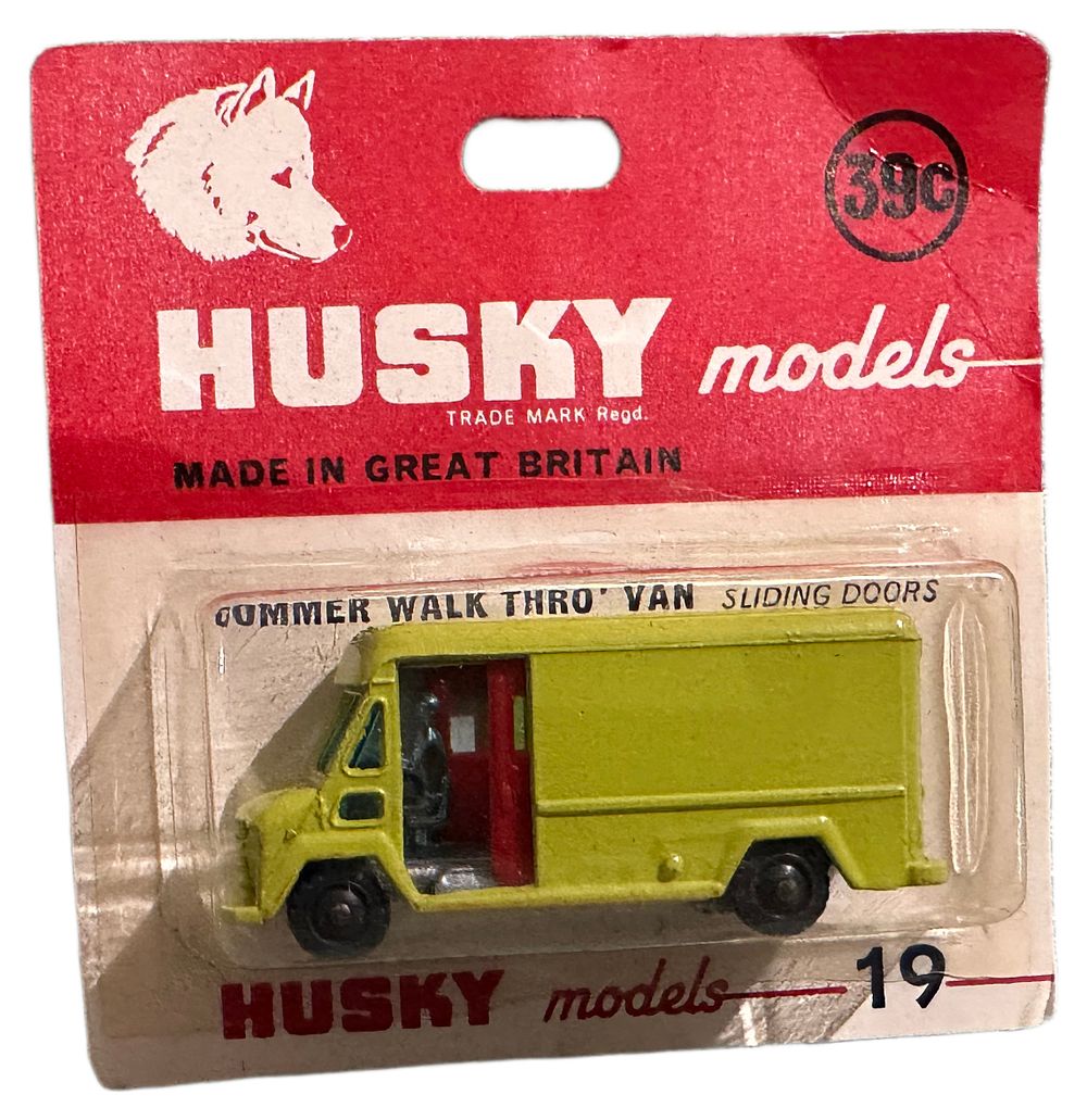 Lot 152: Husky Models No. 19 Commer Walk-Thru Van in Original Blister Pack