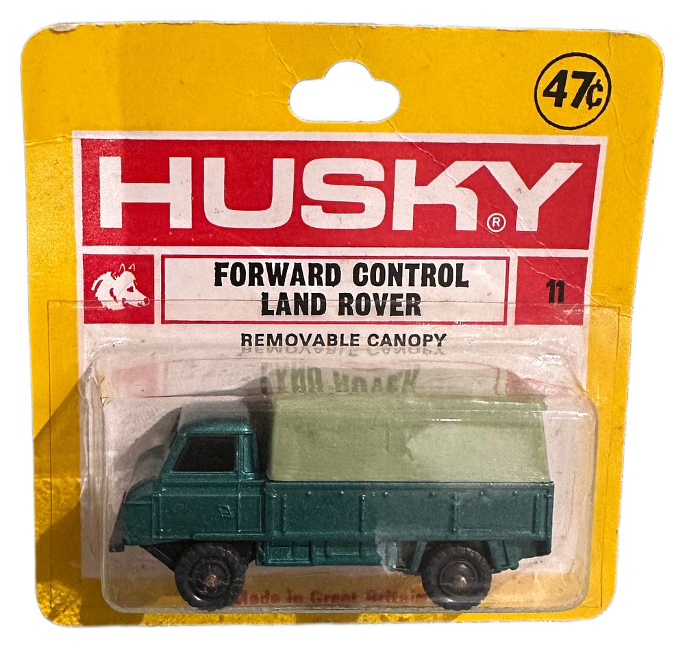 Lot 159: Husky Forward Control Land Rover Die-cast Model No. 11 in Blister Pack