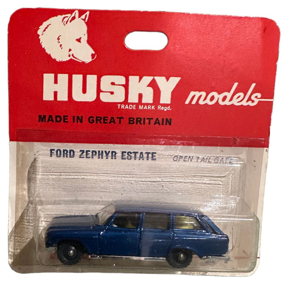 Lot 160: Husky Models No. 24 Ford Zephyr Estate Die-cast Model Car in Original Blister Pack