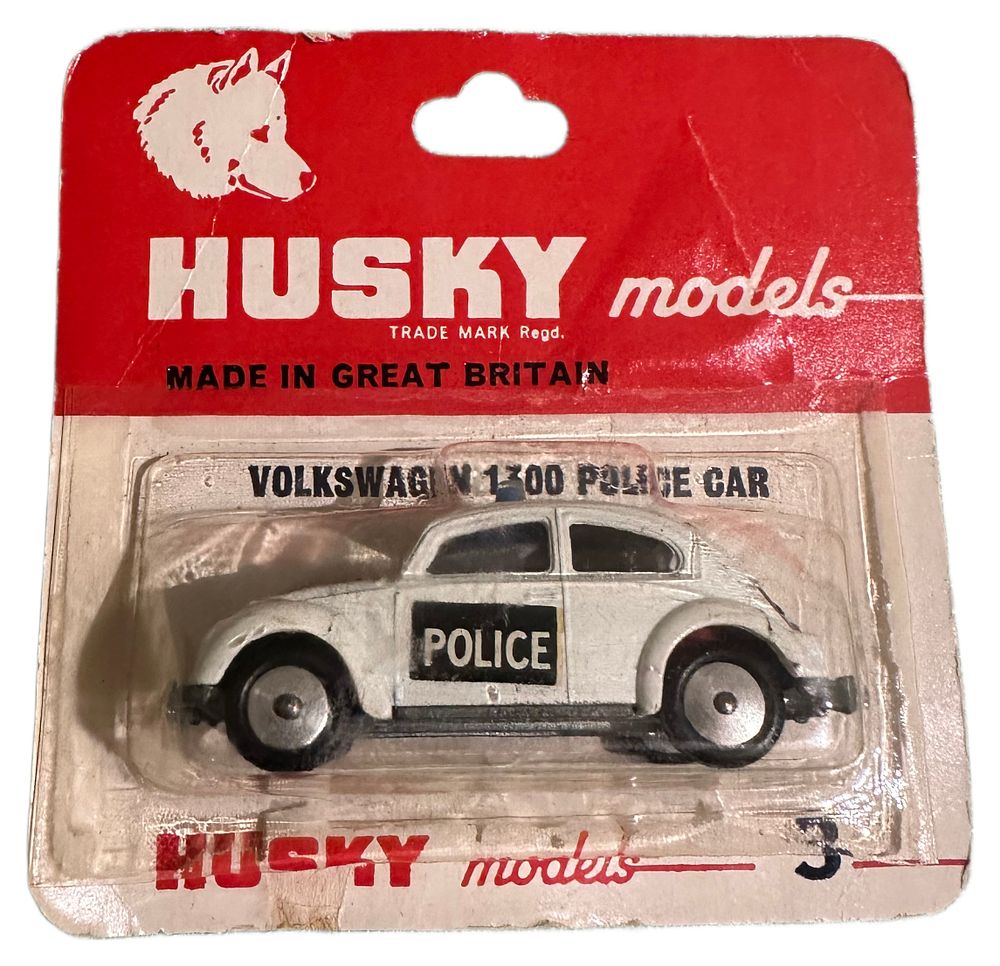 Lot 161: Husky Models Volkswagen 1300 Police Car in Original Blister Pack