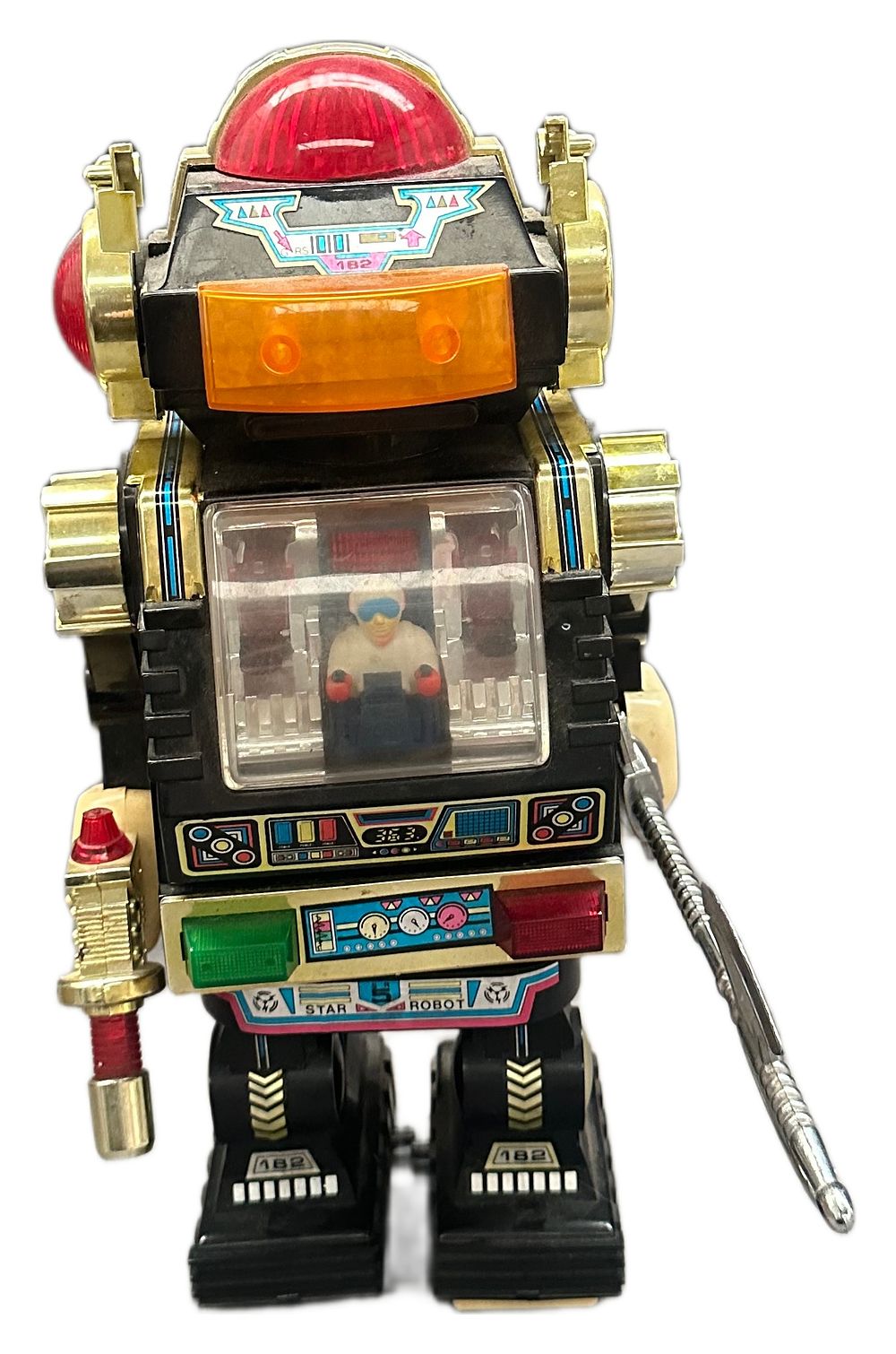 Lot 17: A Vintage T&A Battery-Operated Star Robot