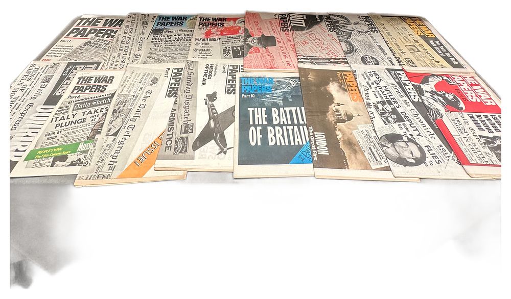 Lot 22: A Collection of The War Papers WWII Partwork Magazine Series