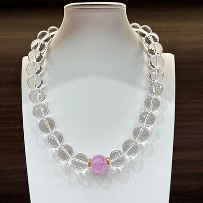 Crystal Necklace Crystal Beauty Size: 16 Weight: 155g Freight: 1.International Freight: Foreign