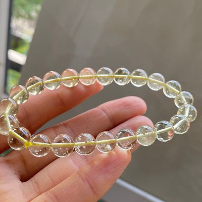 Natural Libyan gold meteorite single loop bracelet Specification: 8.4mm Weight: 16 grams
