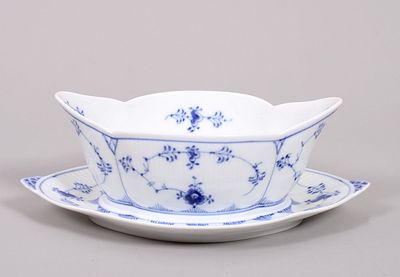 Sauce boat, Royal Copenhagen, circa 1960, Sauce boat, Royal Copenhagen, circa 1960, decor 
