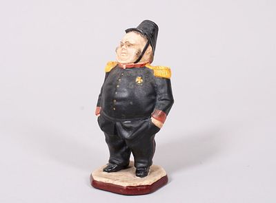 "Soldier with Order Badge in Buttonhole", Gardner Porcelain Manufactory, Verbilki/Moscow, circa 
