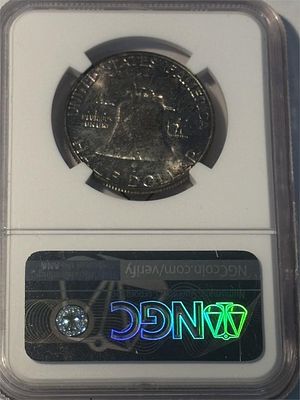 1956 NGC MS65 Ben Franklin Half Dollar