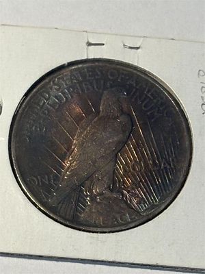 1922 Peace Dollar. Nice Toning!