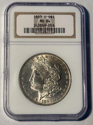 NGC MS64 1883 O Morgan Dollar