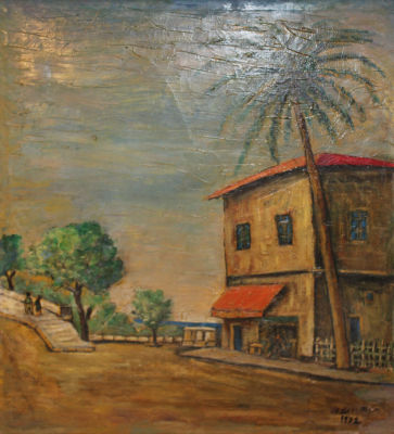 לא ידוע - נוף. שמן על בד 62x50