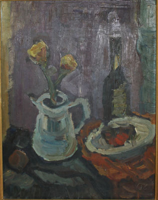 שמואל טפלר - דומם. שמן על בד32x25