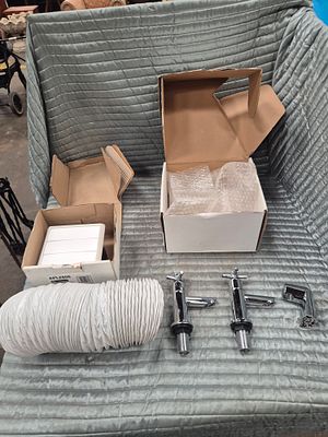 An Assortment of Plumbing and Ventilation Hardware including Pillar Taps and Lamona Vent Kit. Thi 