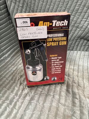 Am-Tech Professional Low Pressure Spray Gun Stock Code Y1125. An Am-Tech brand professional low 