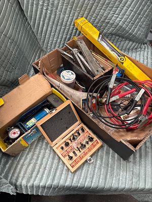 An Assortment of Automotive Accessories, Woodworking Tools, and Workshop Hardware. This lot 