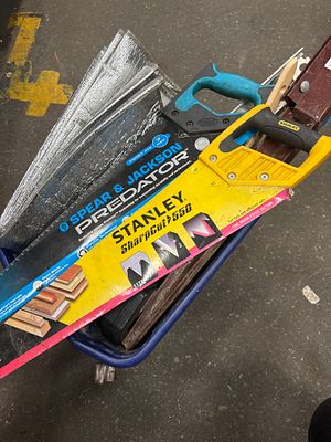An Assortment of DIY Hand Tools including Stanley and Spear & Jackson Handsaws. A collection of 