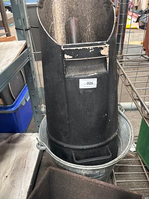 Three Vintage Metal Hearth Items Including Two Coal Scuttles and a Galvanised Bucket. A trio of 