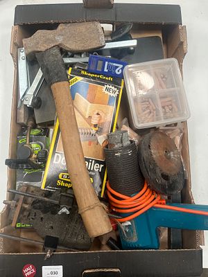 A Collection of Woodworking and Workshop Tools including a Barrus ShaperCraft Dovetailer and a 