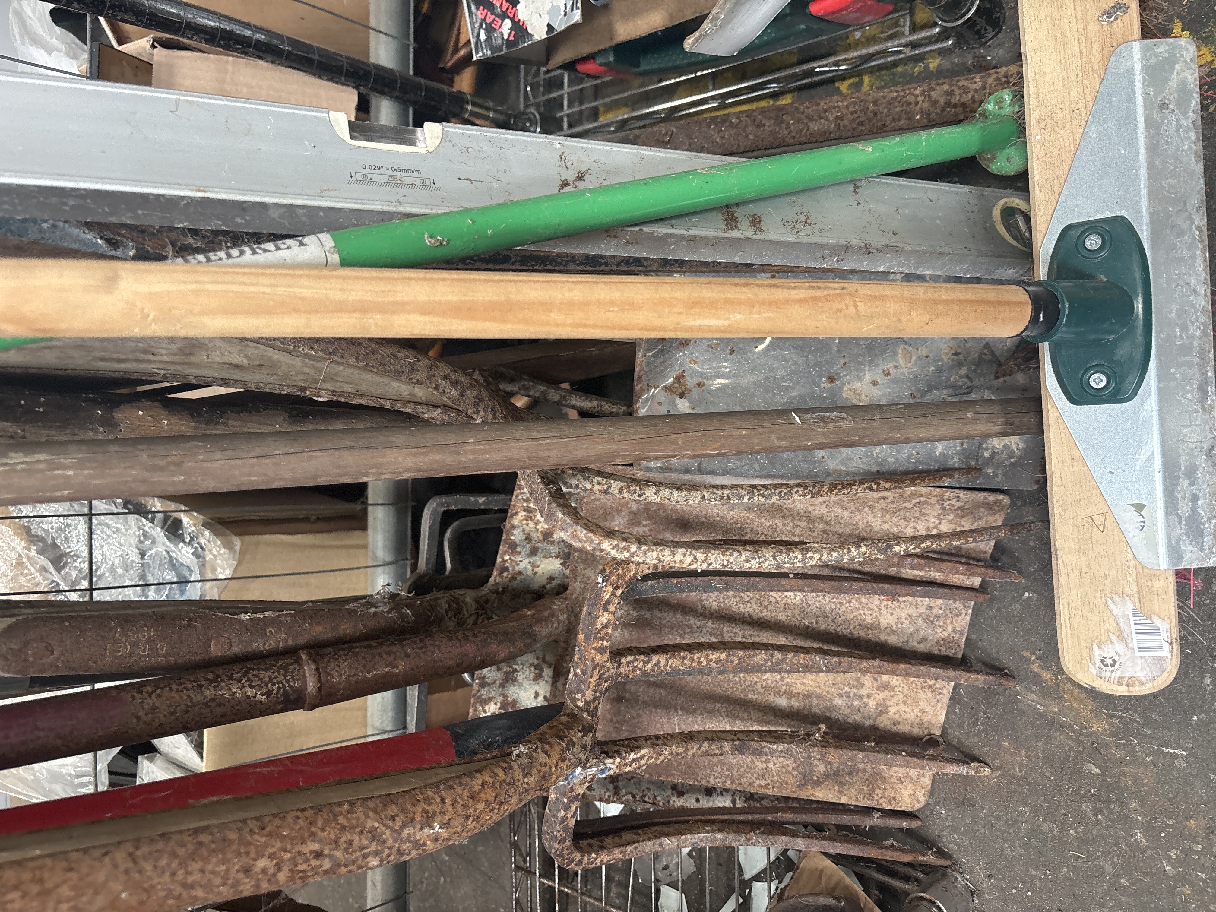 An Assortment of Vintage British Railways and Garden Tools
