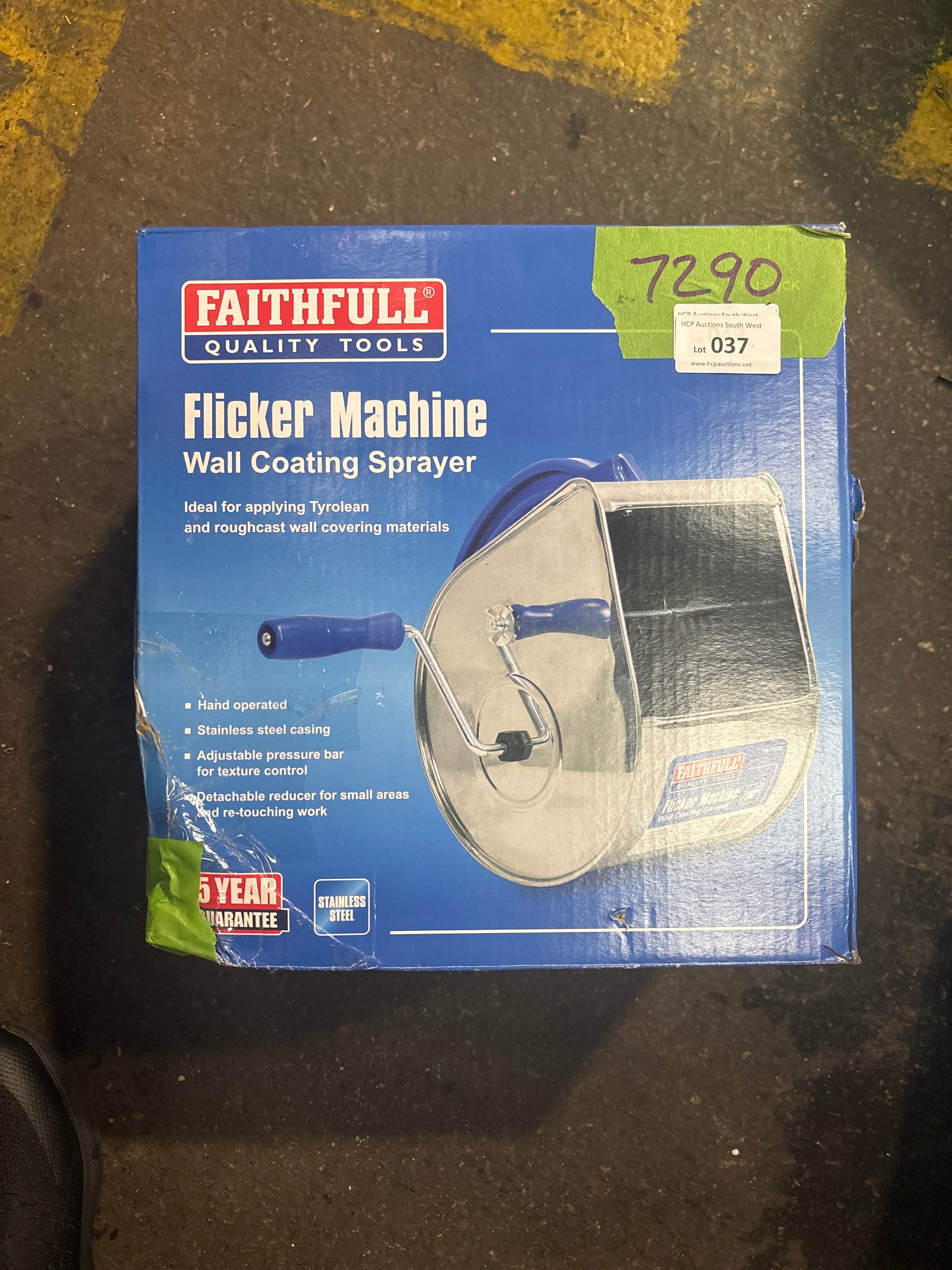 Brand New Faithfull Stainless Steel Flicker Machine Wall Coating Sprayer