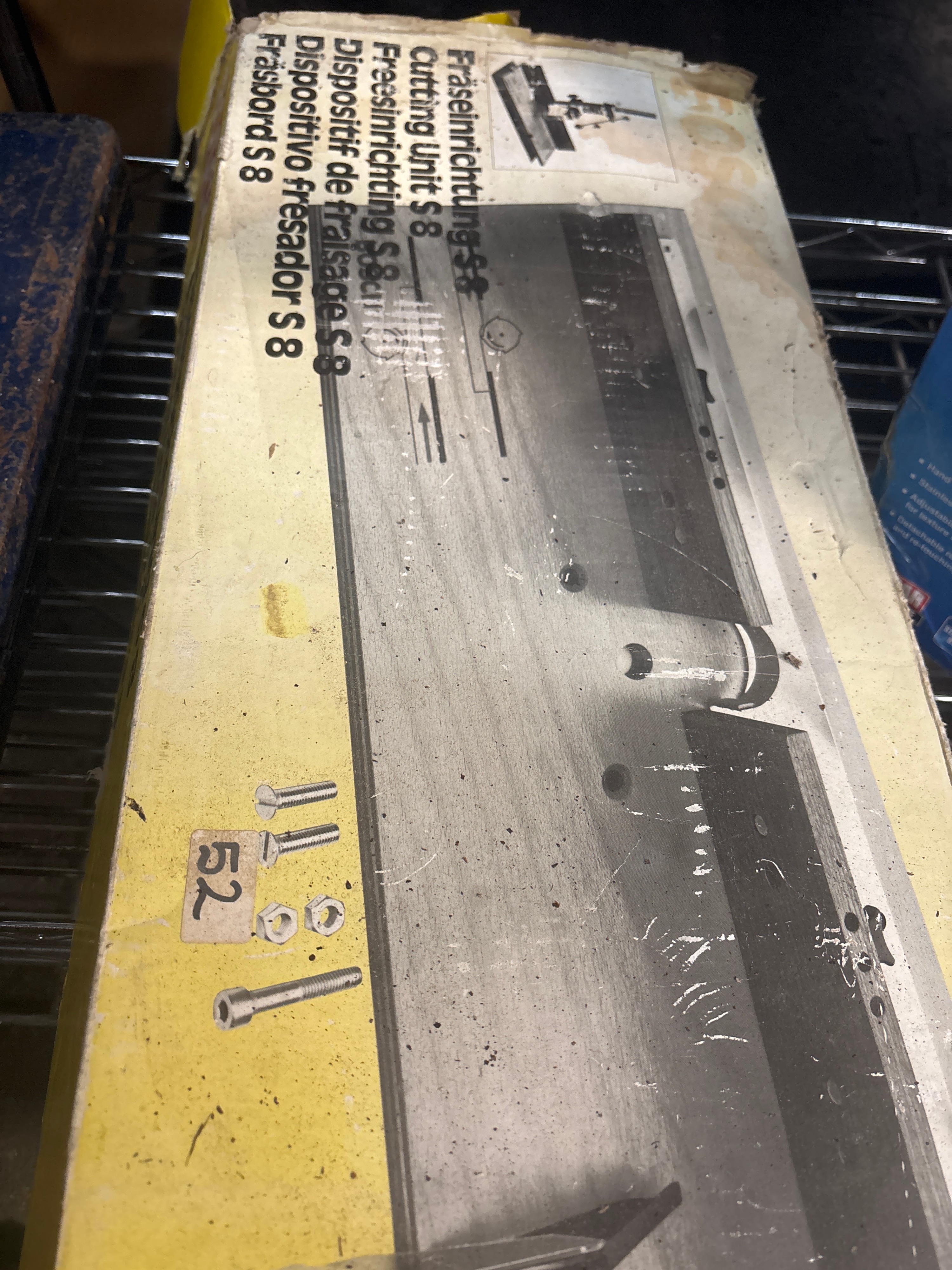Vintage Bosch S 8 Milling Device / Router Fence Attachment