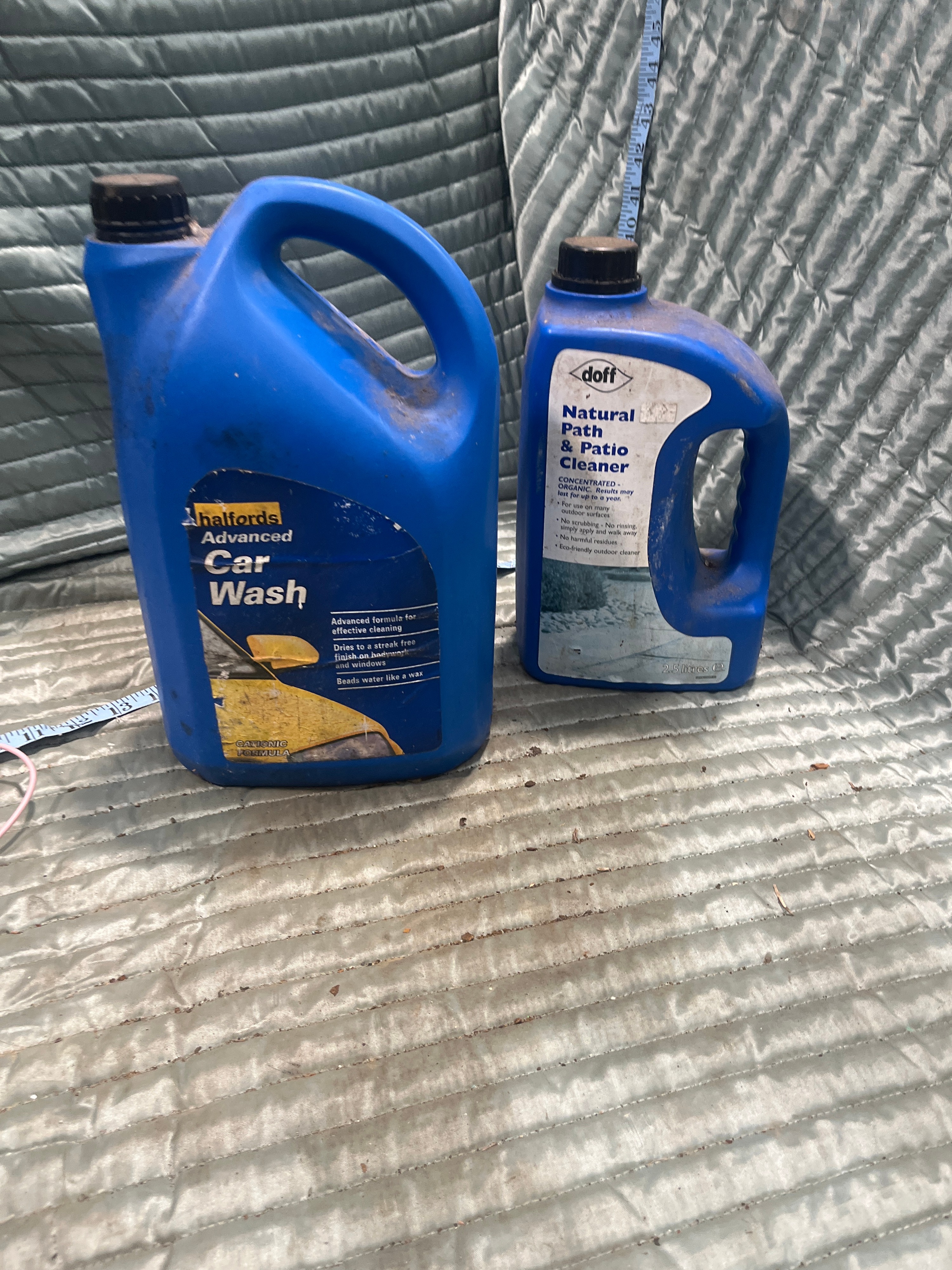 Halfords Car Wash and Doff Natural Path and Patio Cleaner