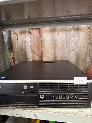 HP Compaq Elite 8300 Small Form Factor Desktop PC. A Hewlett-Packard Compaq Elite 8300 small 