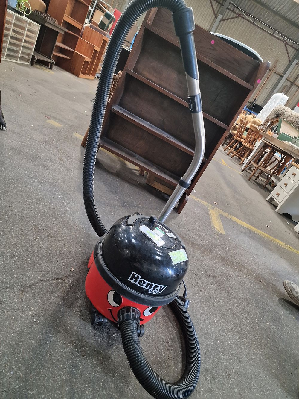 Lot 761: Numatic Henry 160 Red Dry Vacuum Cleaner