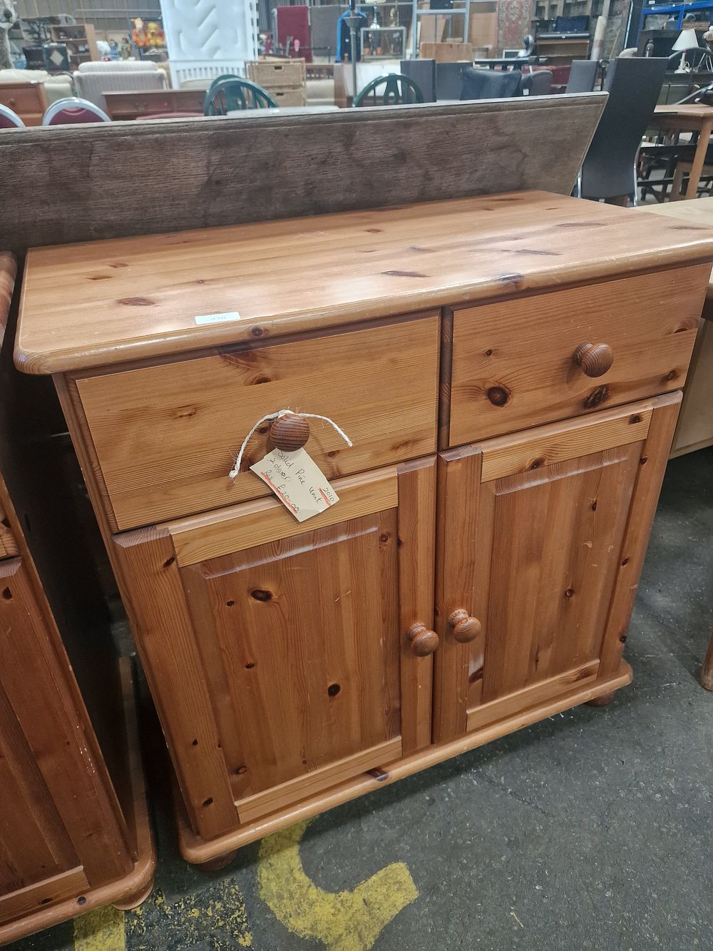Lot 970: A Solid Pine Sideboard Cabinet