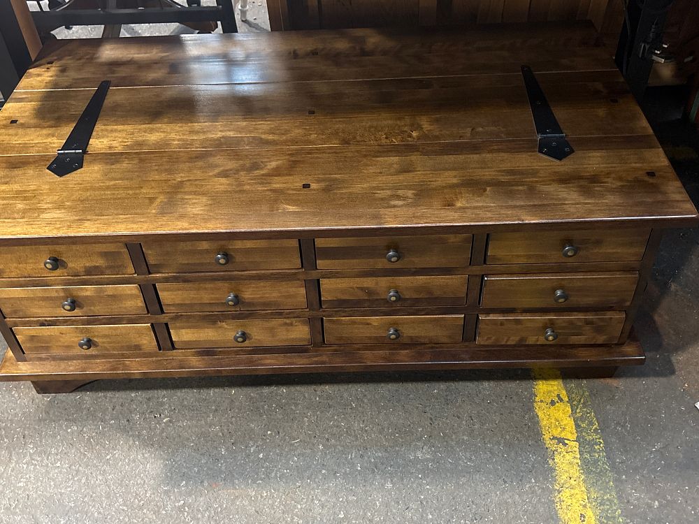 Lot 907: A Laura Ashley Garrat 12 Drawer Coffee Table