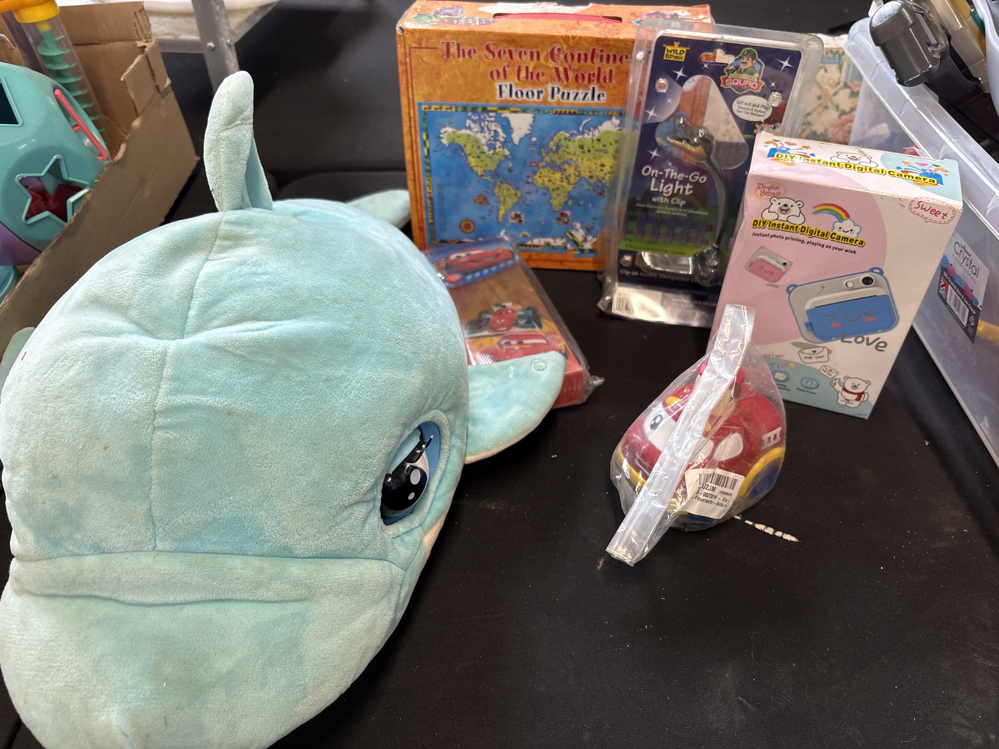 A Collection of Childrens Toys and Educational Items including Wild Republic and Disney Pixar