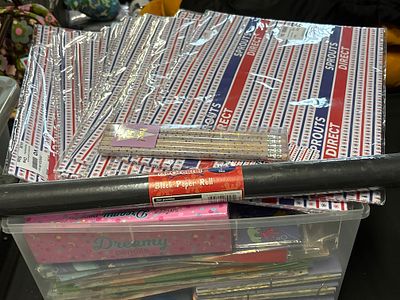 An Assortment of Retail Stationery and Craft Supplies Including Smiggle