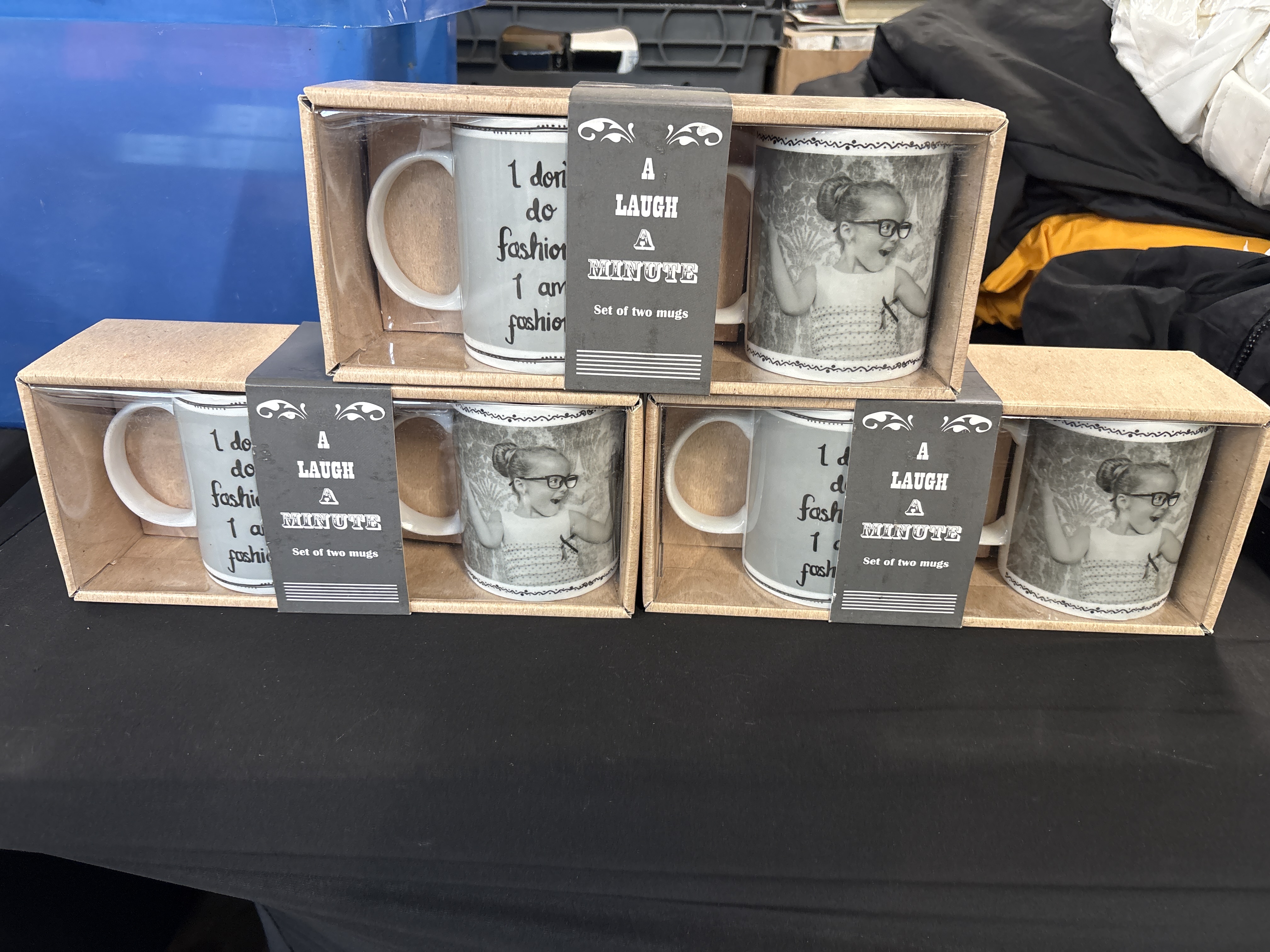 Three A Laugh A Minute Two-Piece Ceramic Mug Gift Sets