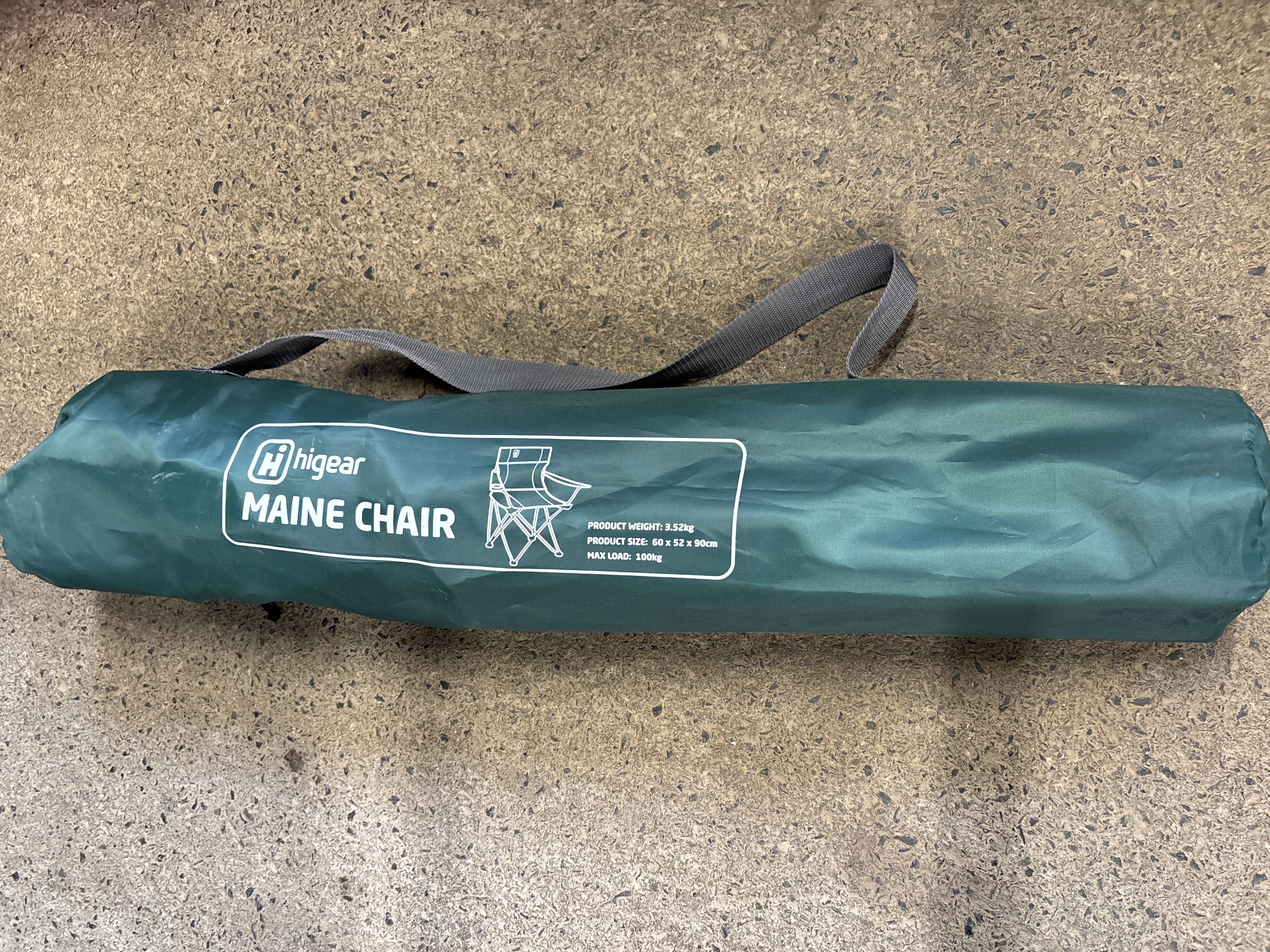 Hi Gear Maine Folding Camping Chair with Carry Bag