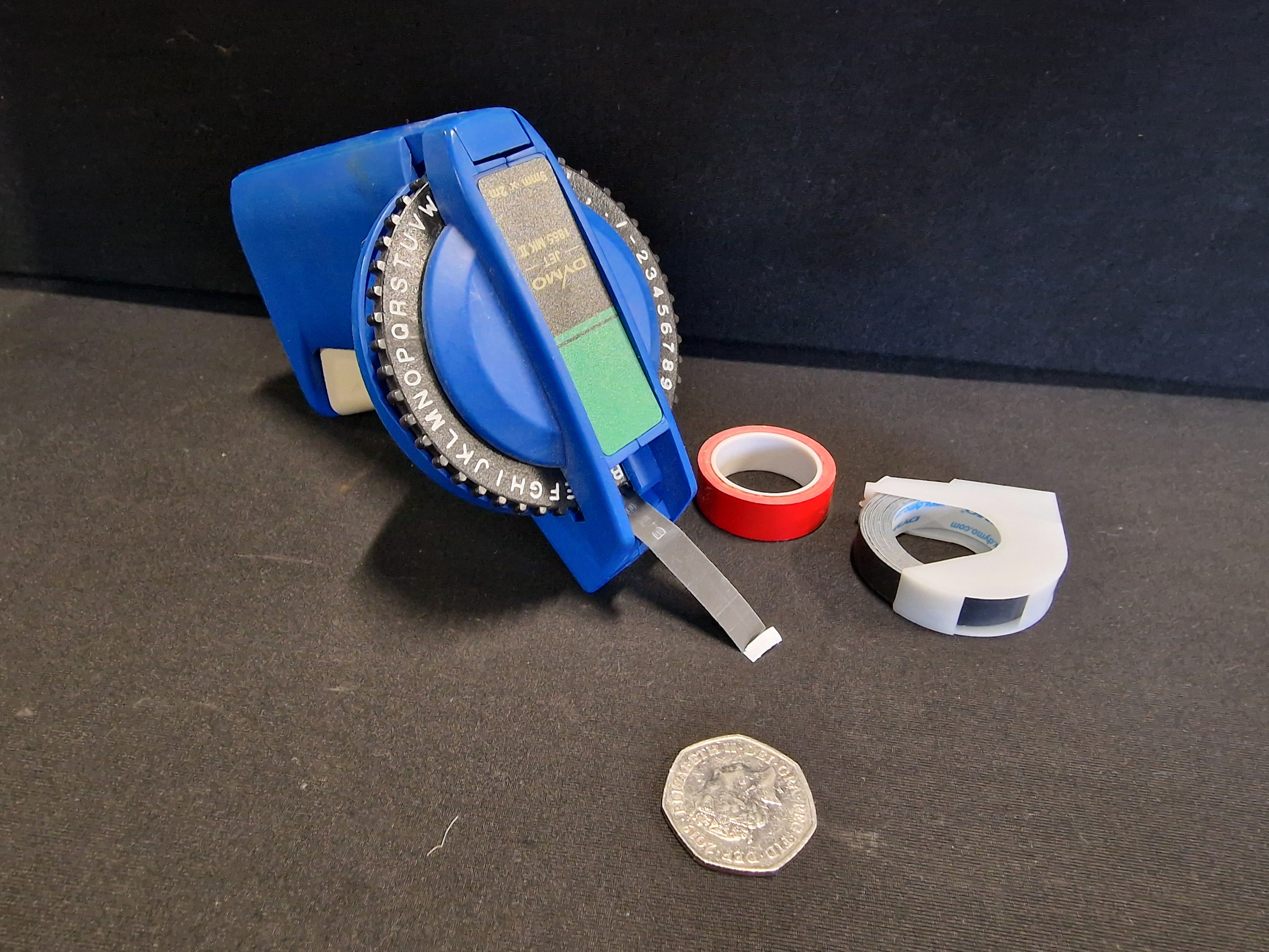 Dymo Jet 1855 MK II Mechanical Embossing Label Maker with Spare Tapes