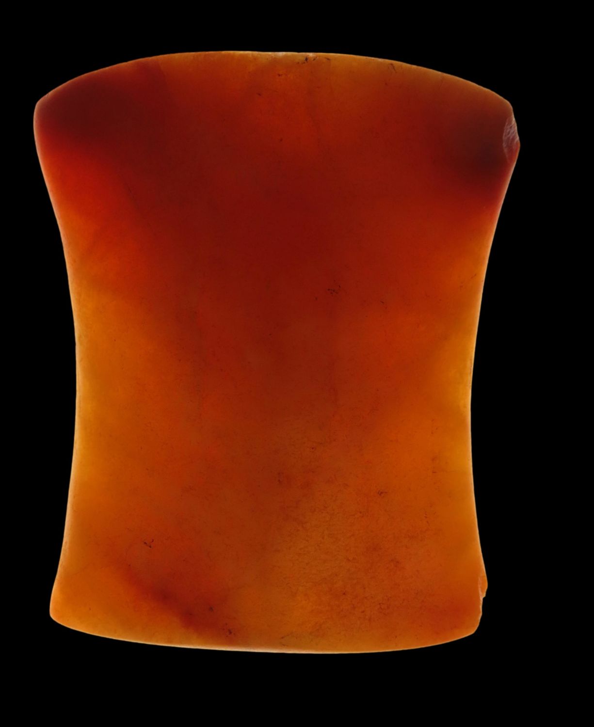 Lot 151 PHENOMENAL FERRINGENOUS QUARTZ HOURGLASS BANNERSTONE, FOUND