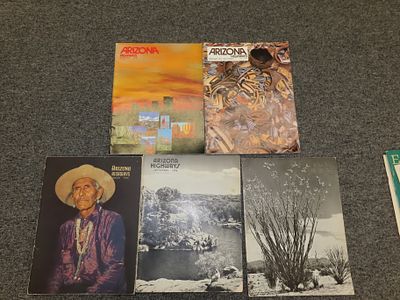 Arizona Highways-February 1974, March 1981, March 1941, August 1946, September 1939