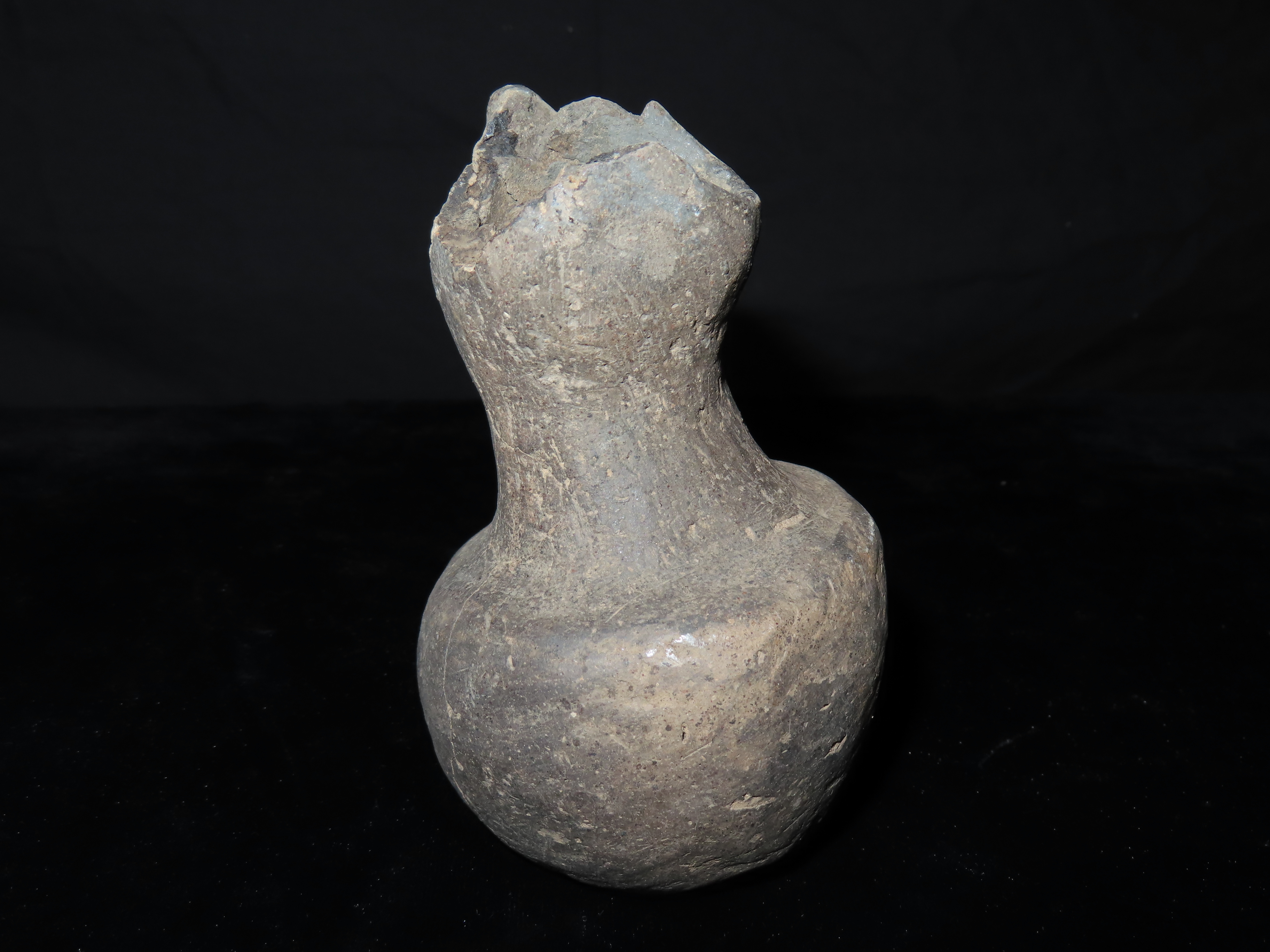 Lot 74 4 1/2" Pottery Water Vessel, found in New Madrid Co., Missouri
