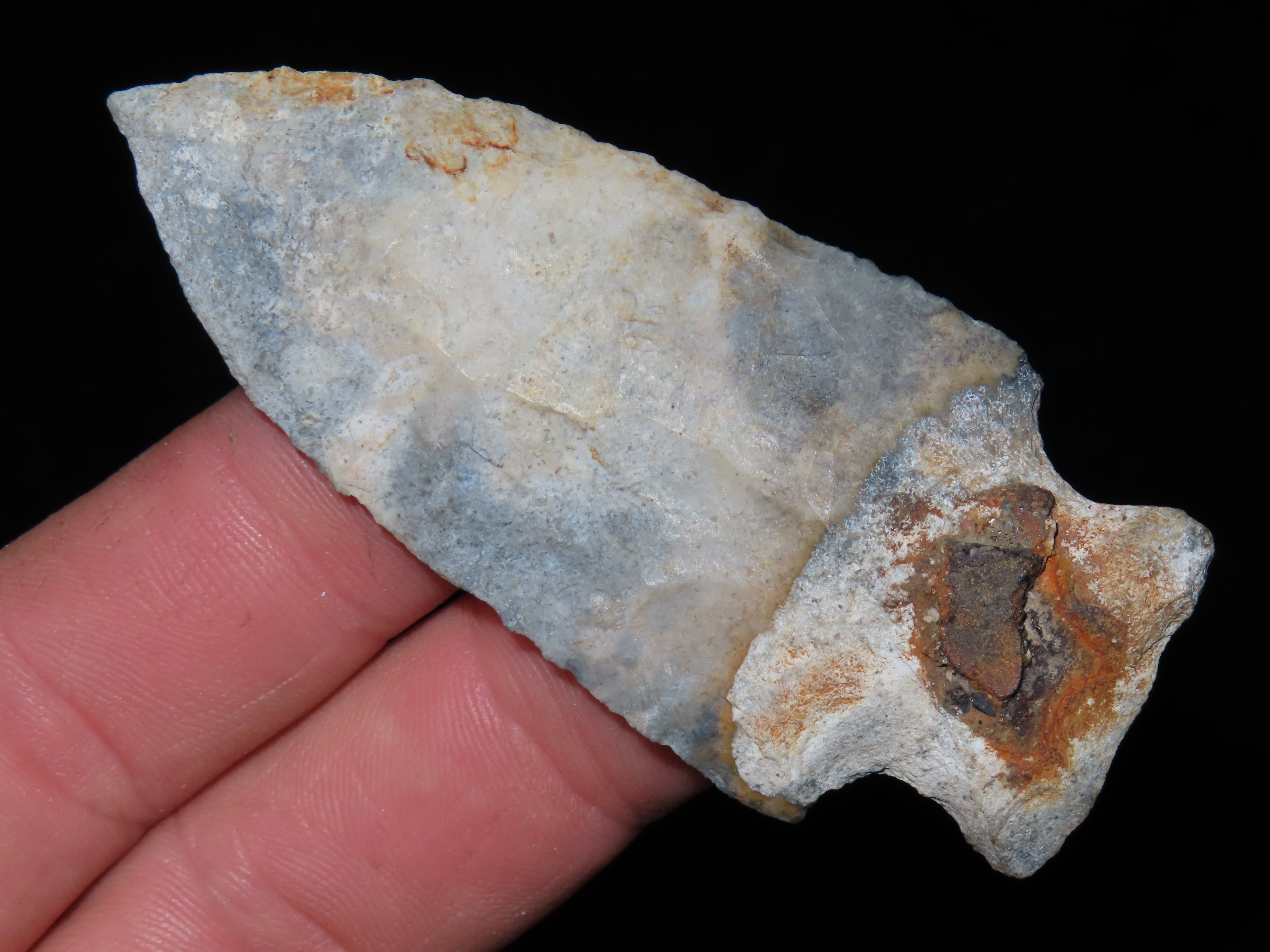 Lot 114 3 1/8" Amazing Color Etley, Motley COA, found in Boone Co