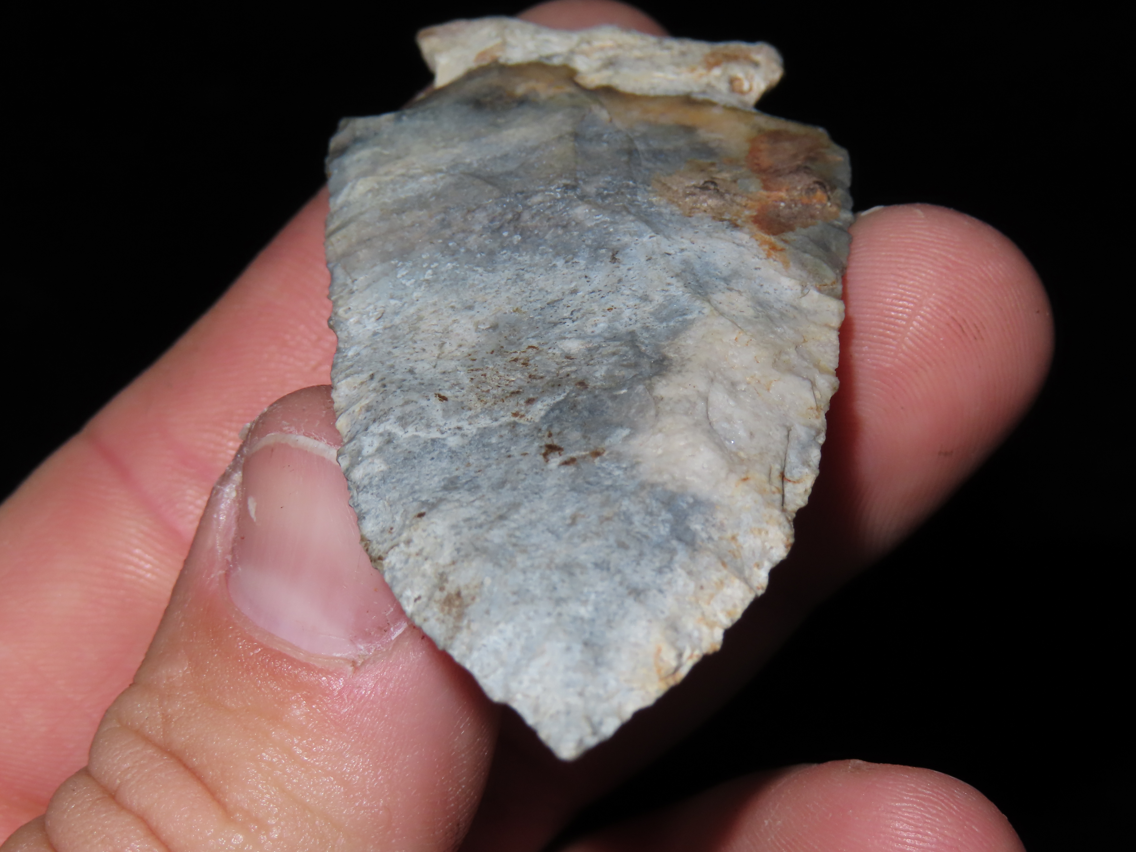 Lot 114 3 1/8" Amazing Color Etley, Motley COA, found in Boone Co