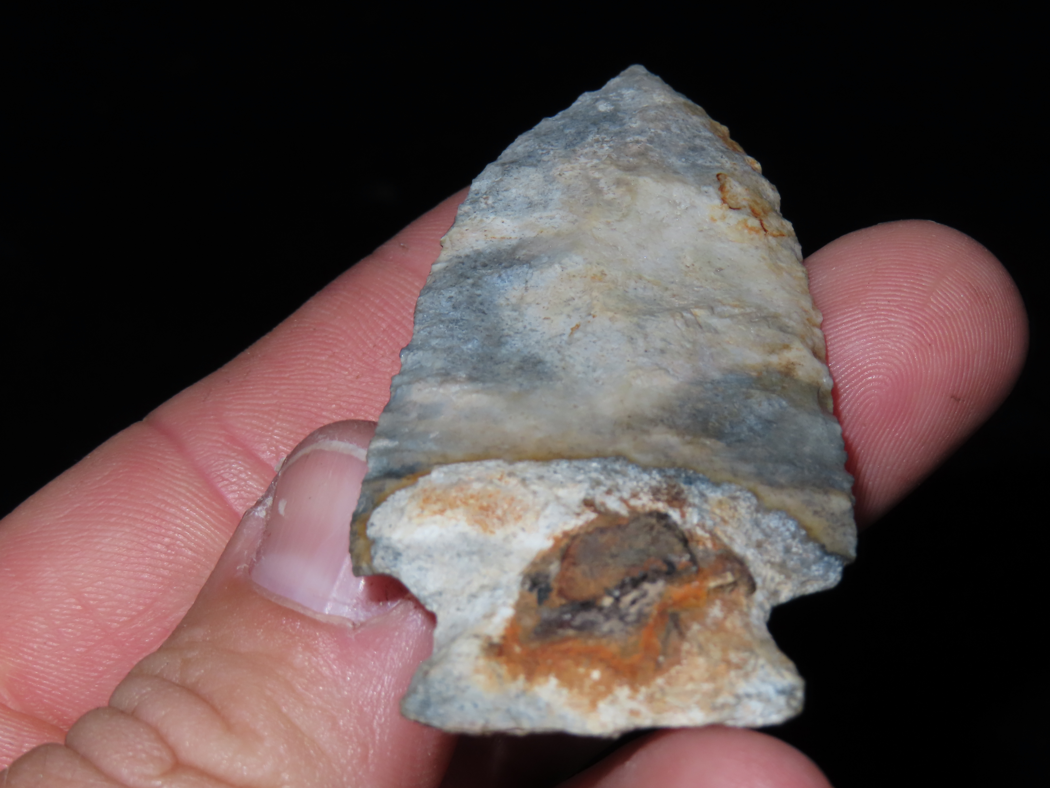 Lot 114 3 1/8" Amazing Color Etley, Motley COA, found in Boone Co