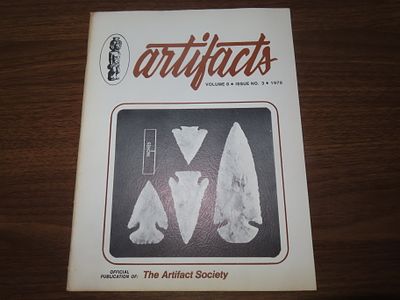 "Artifacts" Official Publication of: The Artifact Society Volume 8 Issue No.3, 1978