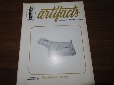 "Artifacts" Official Publication of: The Artifact Society Volume 10 Issue No.3, 1980