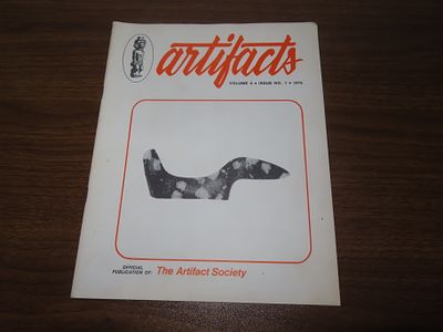 "Artifacts" Official Publication of: The Artifact Society Volume 6 Issue No.1, 1976
