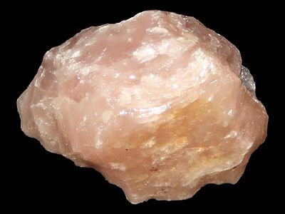Chunk of Rose Quartz boxed. 2".Auctioning as Authentic & Unaltered