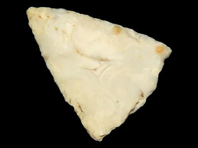 13/16" Madison Triangle from Illinois.Auctioning as Authentic & Unaltered